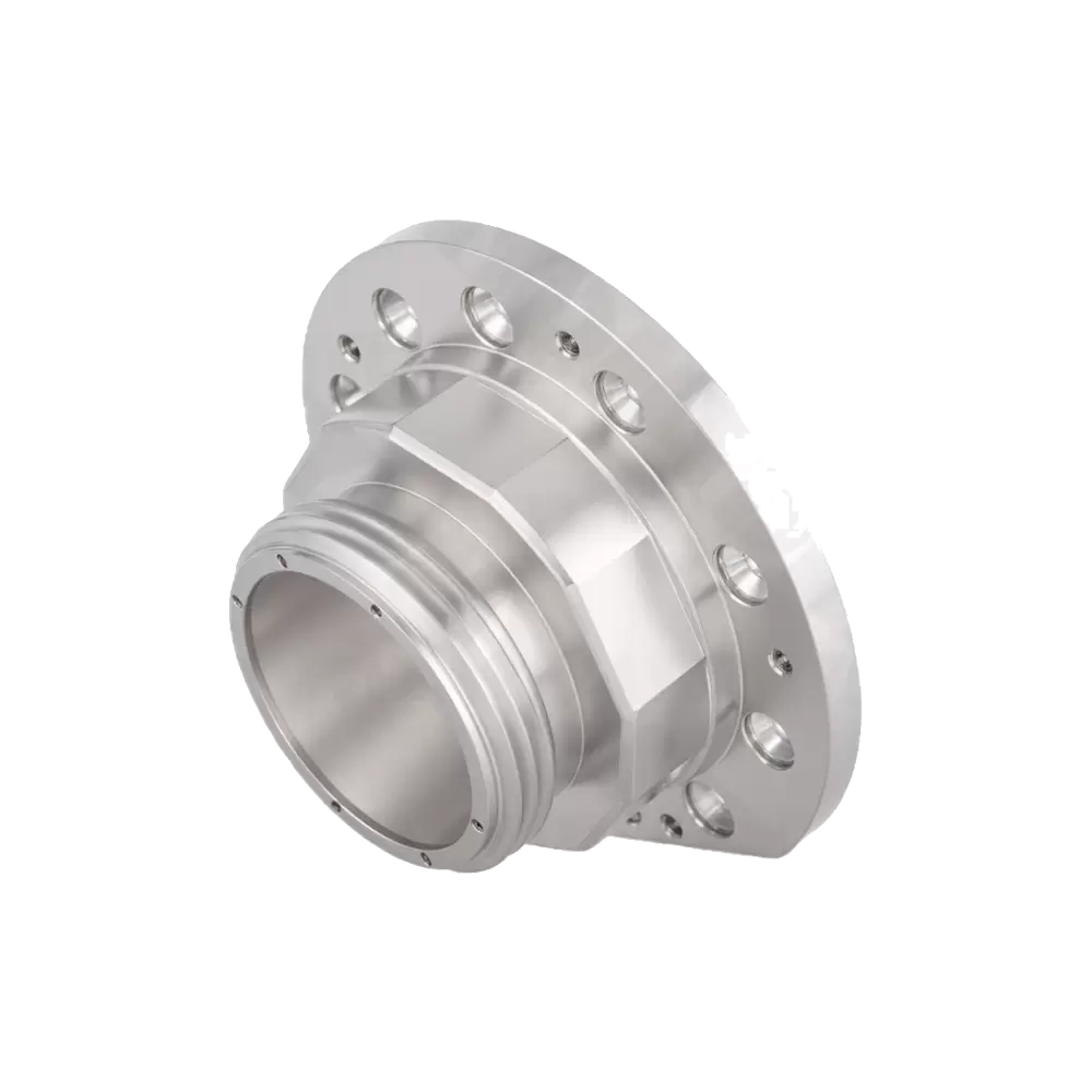 Peças de usinagem industrial